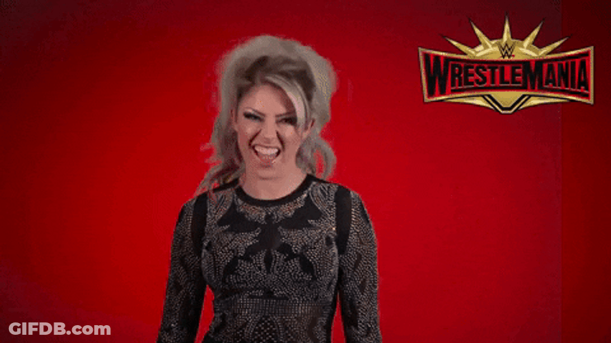 We Wrestler Alexa Bliss Sacastic GIF