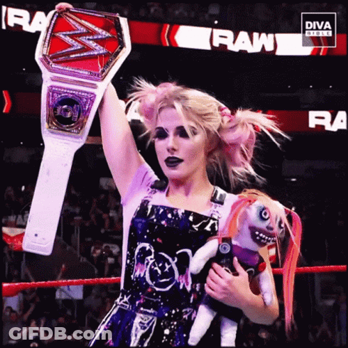 We Wrestler Alexa Bliss Winner GIF