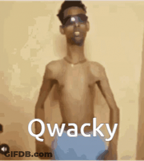 Weak Skinny QWacky Dancing Meme GIF