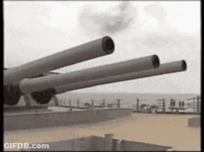 Weapons Inside The Battleship GIF