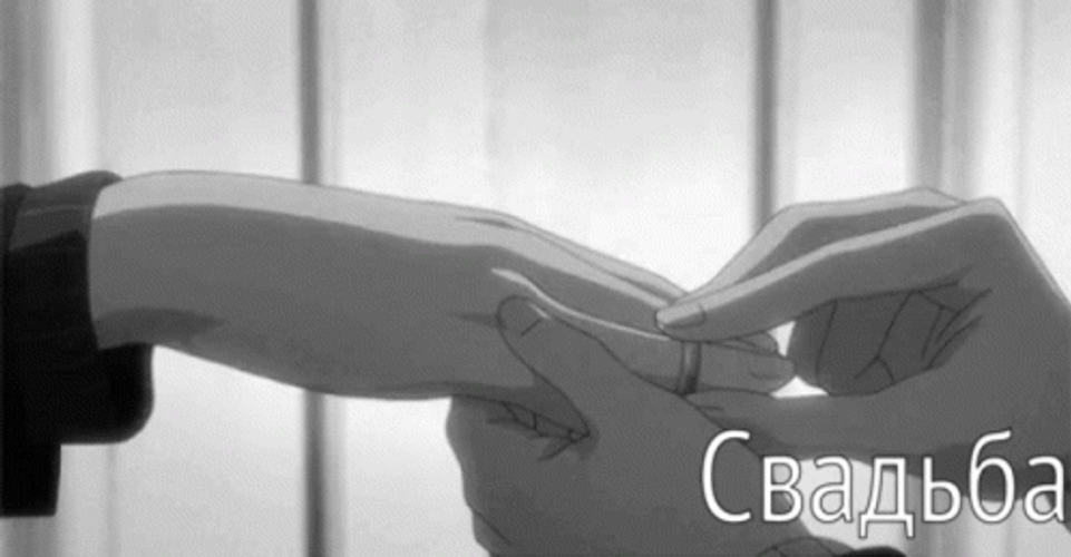 Wearing Aesthetic Wedding Ring GIF
