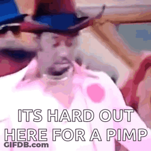 Wearing Coat For A Pimp Walk GIF