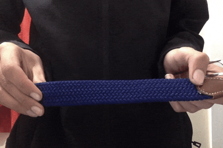Wearing Cotton Belt Strap Tutorial GIF