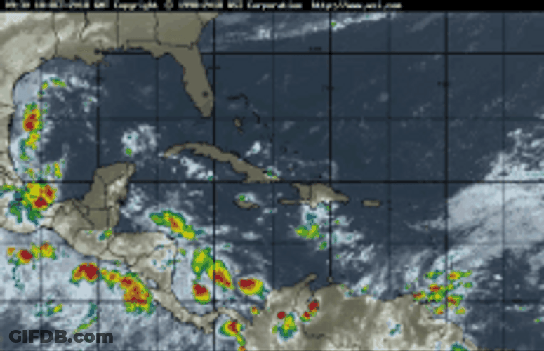 Weather Forecast Map GIF