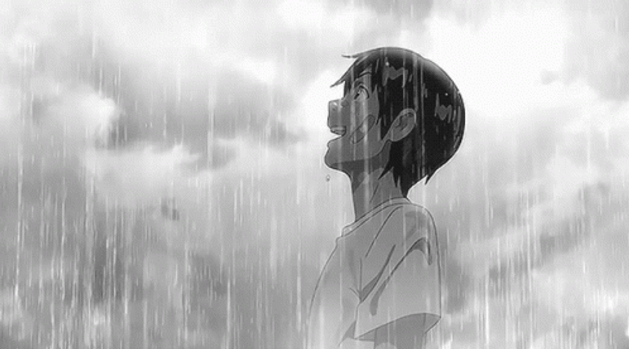 Weathering With You Hodaka Running In The Rain GIF