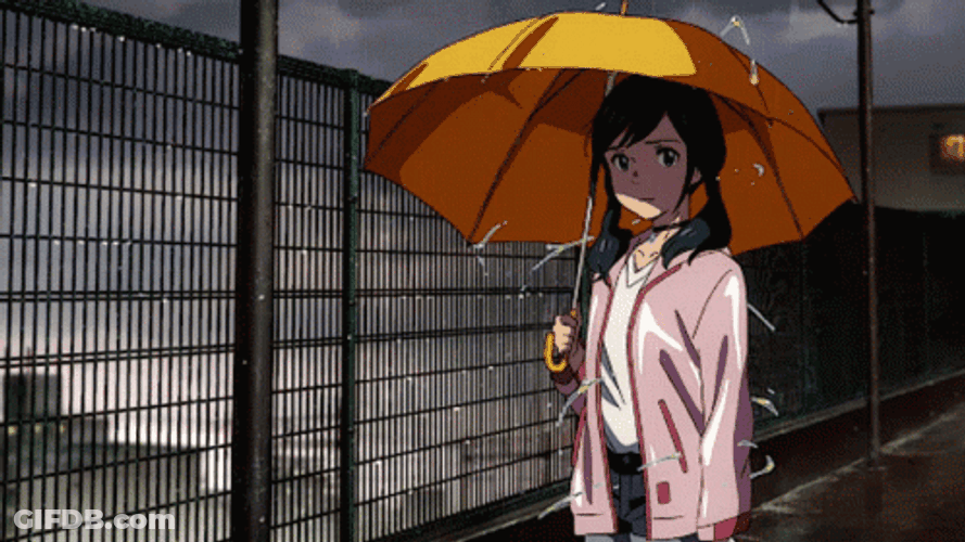 Weathering With You Rain Powers Reveal GIF