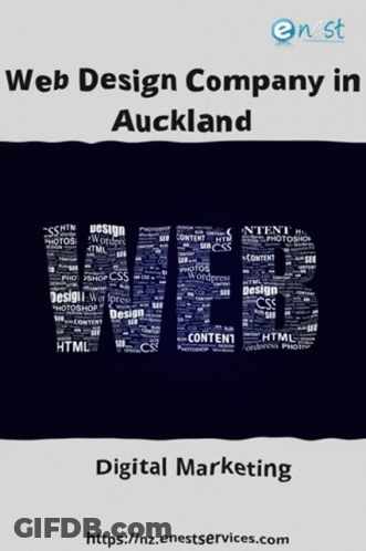 Web Design Company Auckland Digital Marketing Poster GIF