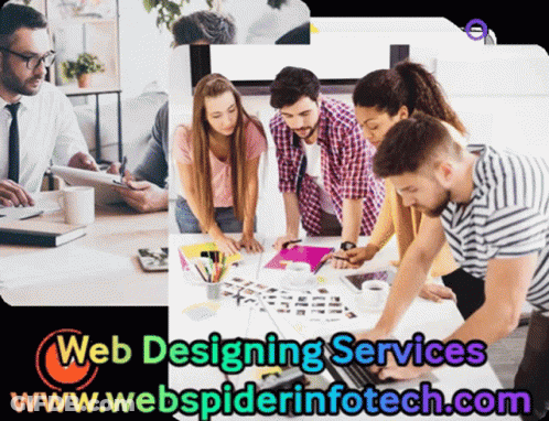 Web Designing Services Collage GIF