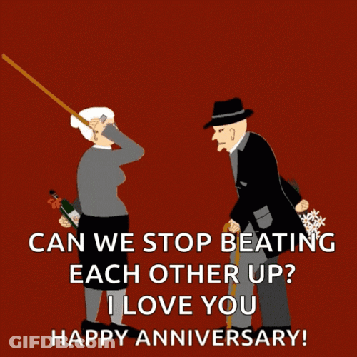 Wedding Anniversary Couple I Love You GIF