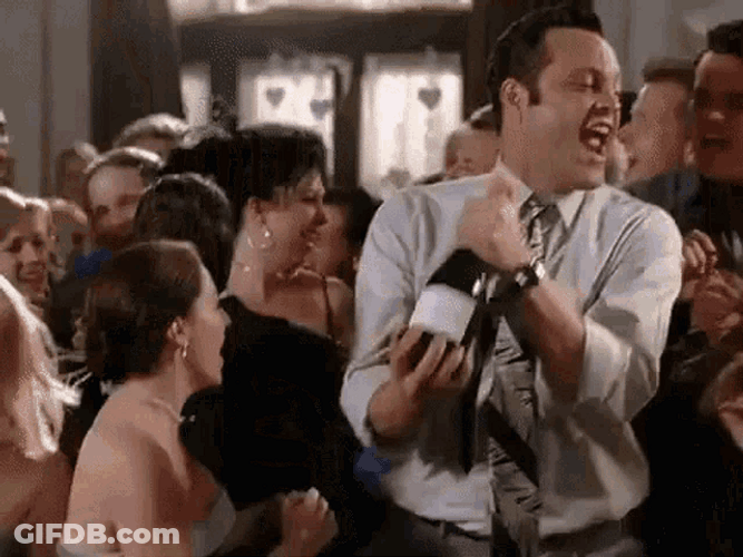 Wedding Crashers Jeremy And John Celebration Dance GIF