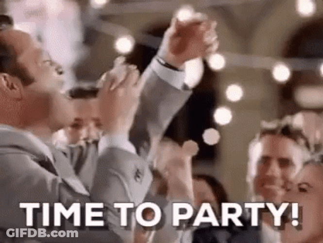 Wedding Crashers Time To Party Eat GIF