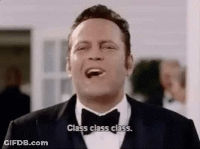 Wedding Crashers Vince Vaughn Class Eat GIF