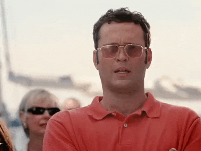 Wedding Crashers Vince Vaughn Raised Eyebrows GIF