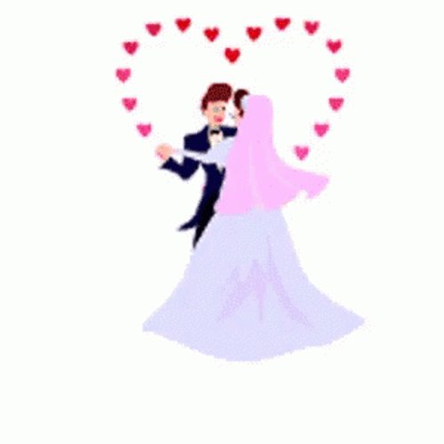 Wedding Dance Cute Sticker GIF