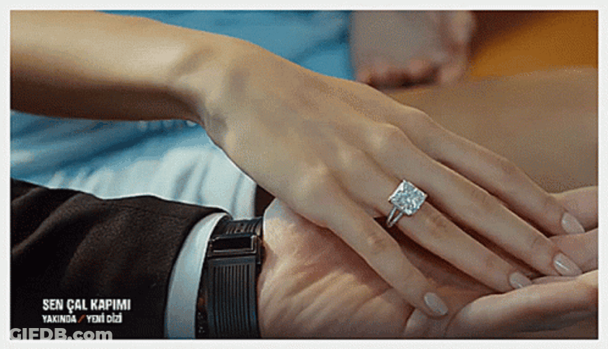 Wedding Ring Holding Hands GIF
