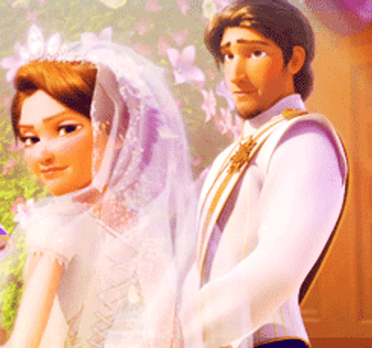 Wedding Shock Disney Tangled GIF