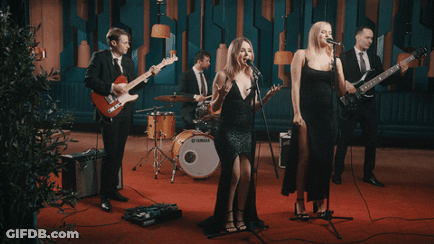 Wedding Singer Black Theme Dress Code GIF
