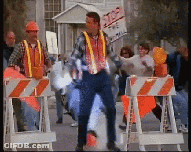 Wedgie Traffic Man GIF