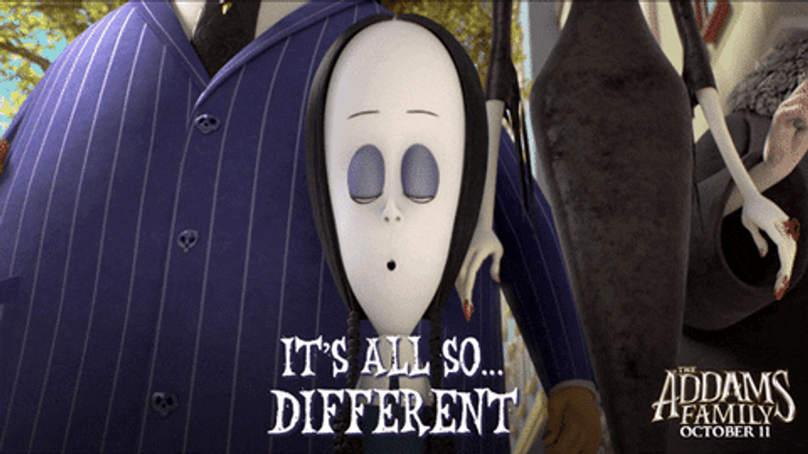 Wednesday Addams Animation Meme GIF