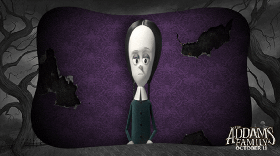 Wednesday Addams Cartoons Character GIF