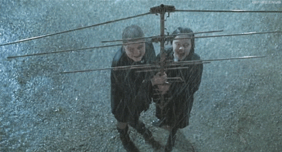 Wednesday Addams In A Rainy Evening GIF