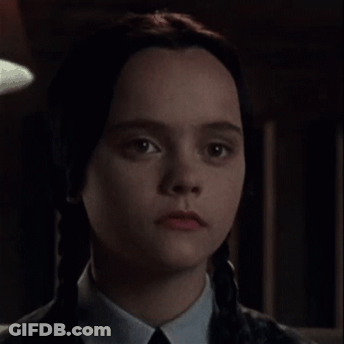 Wednesday Addams Saying Yes GIF