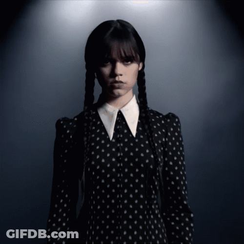 Wednesday Addams The Creepy Student GIF