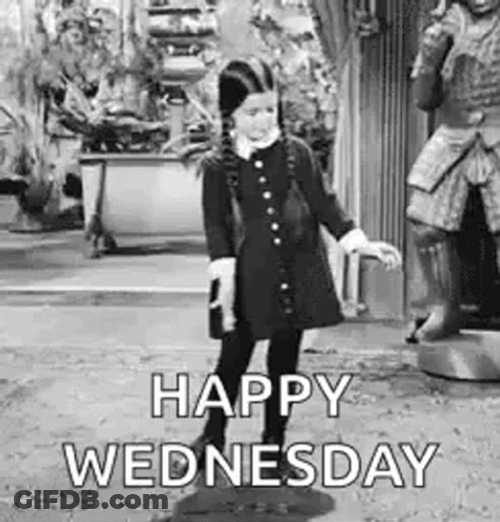 Wednesday Addams Vintage Dancing GIF