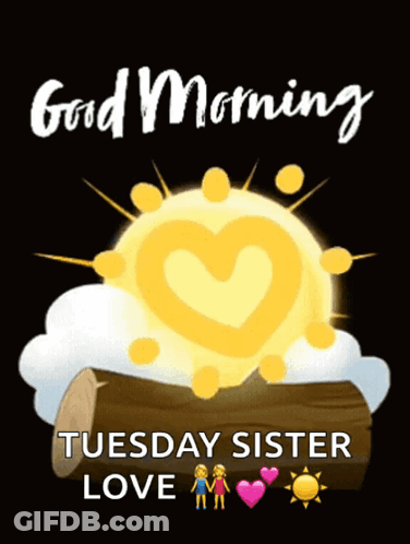Wednesday As Sweet As You I Love You Sis GIF