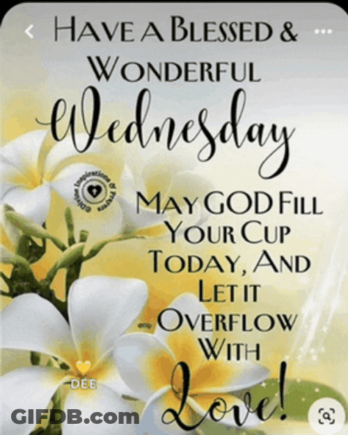 Wednesday Blessings And Prayers Meme GIF