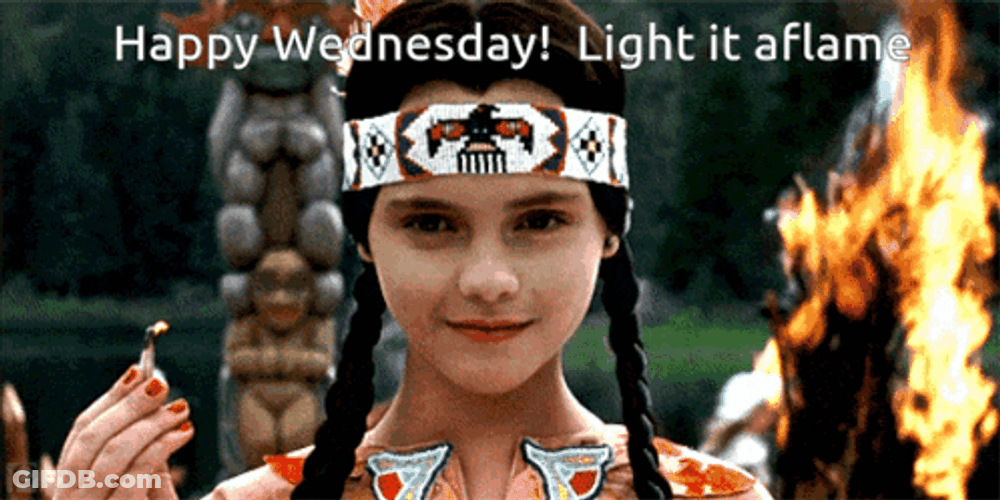 Wednesday Burn Match On Addams Family Thanksgiving GIF
