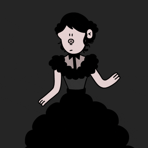 Wednesday Cartoon On Friday 13Th Dance GIF