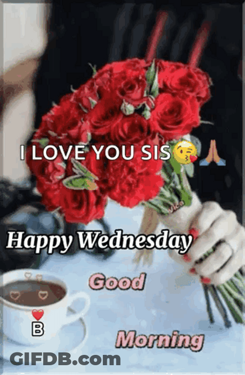Wednesday Morning I Love You Sis GIF