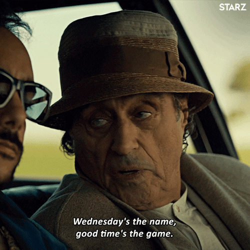 Wednesday's The Name American Gods GIF