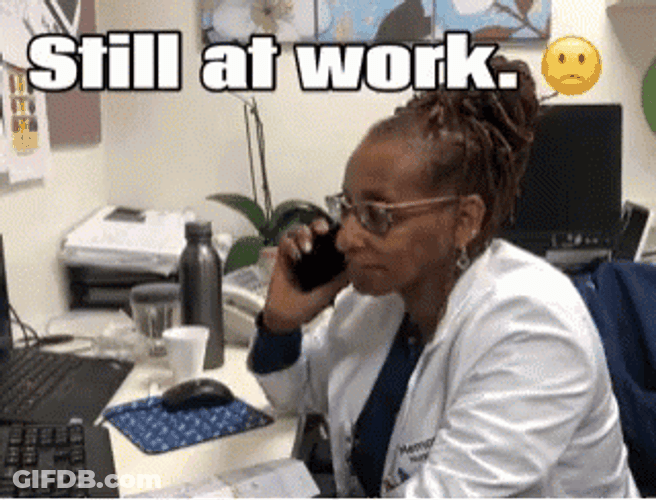 Wednesday Work Black Woman In The Office GIF
