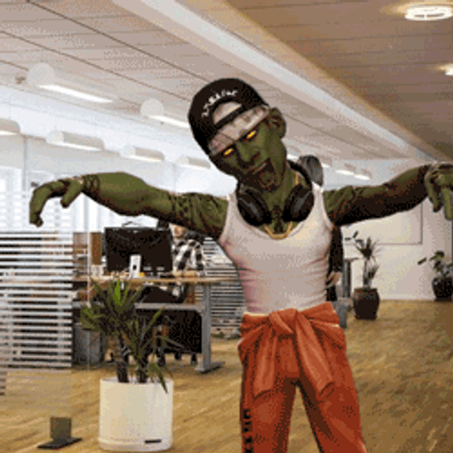 Wednesday Zombie GIF