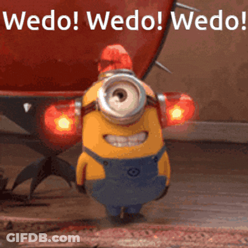 Wedo Minion GIF