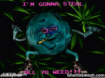 Weed Steeling Moon Alobaymar GIF