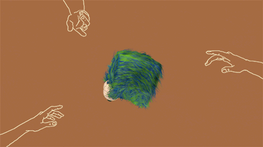 Weeee Cute Monster Spin GIF