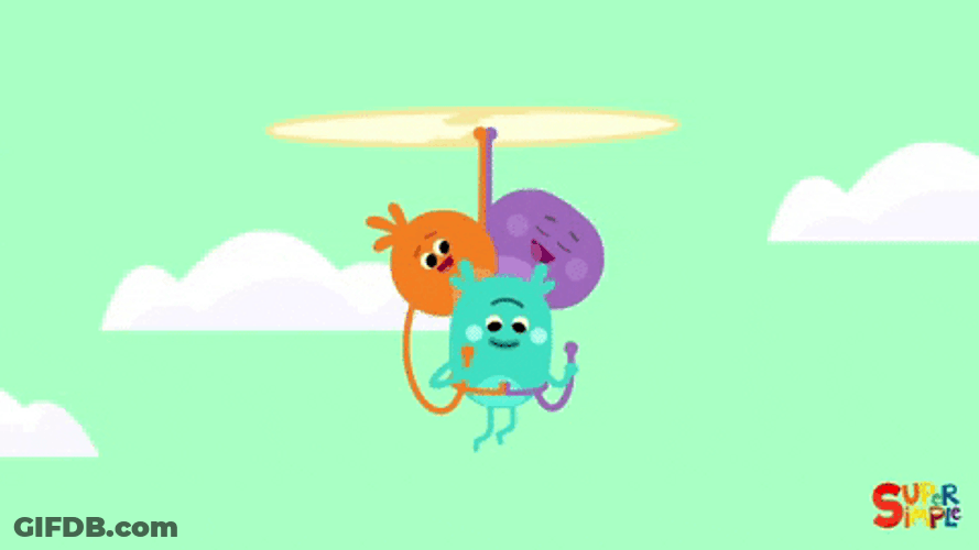 Weeee Super Simple Cartoon GIF