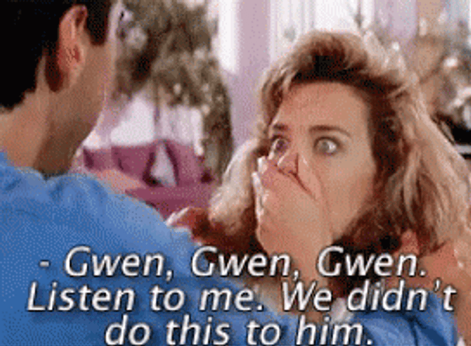 Weekend At Bernies Gwen Shocked GIF
