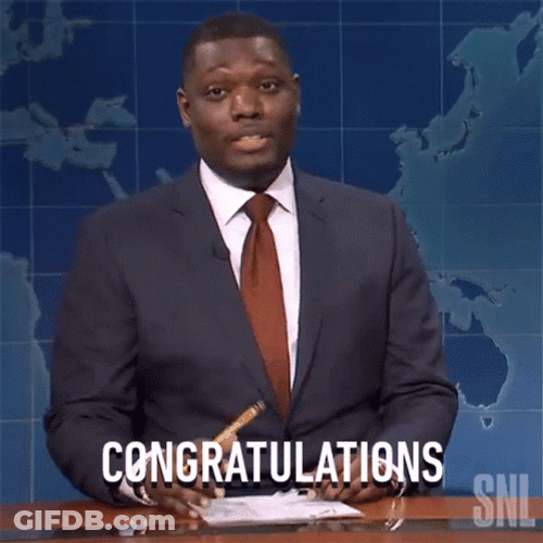 Weekend Update Congratulations On Your New Job GIF