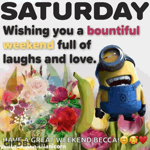 Weekend Wishes Full Of Laughs And Love GIF