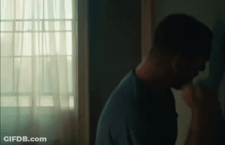 Weeping Guy Banging Head Against Wall GIF