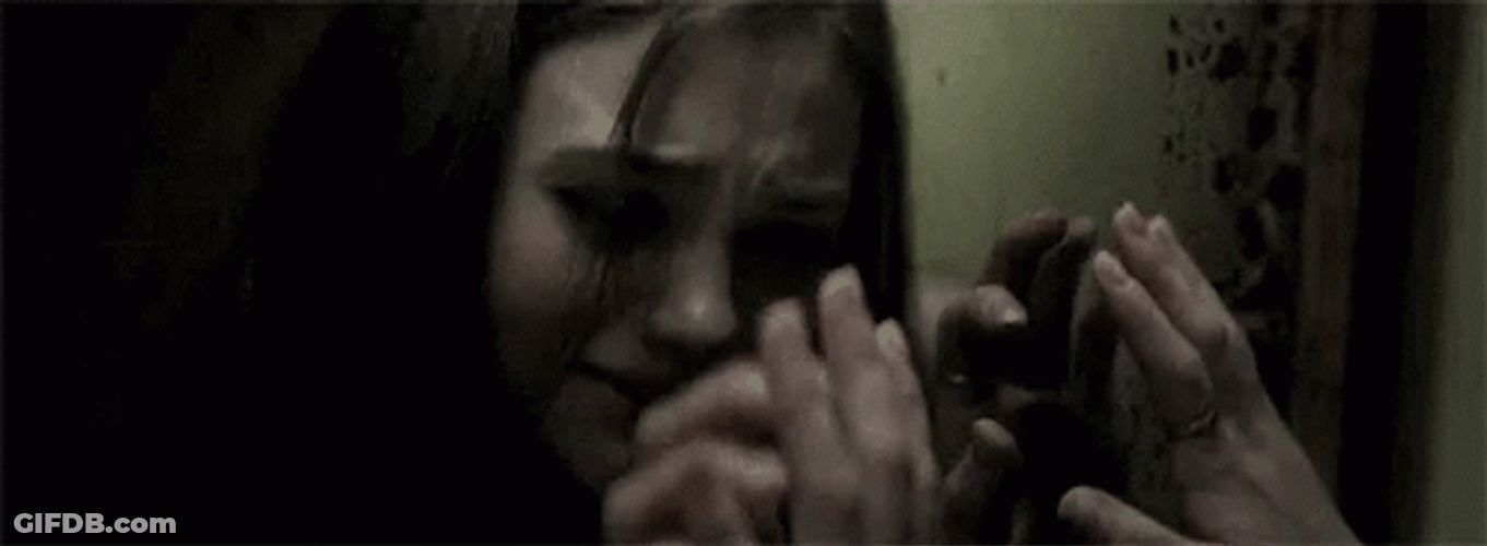 Weeping India Eisley Mirror Reflection GIF