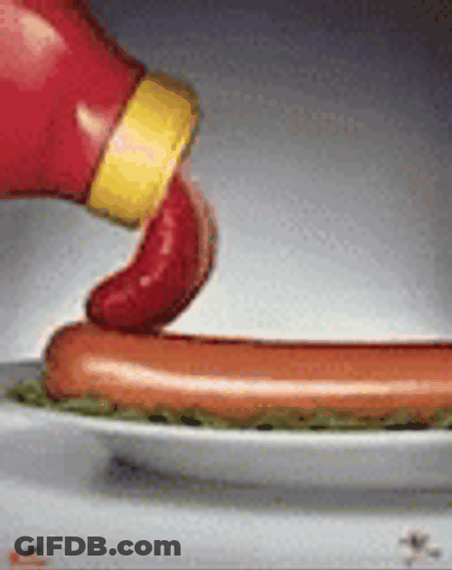 Weiner Ketchup Sauce GIF