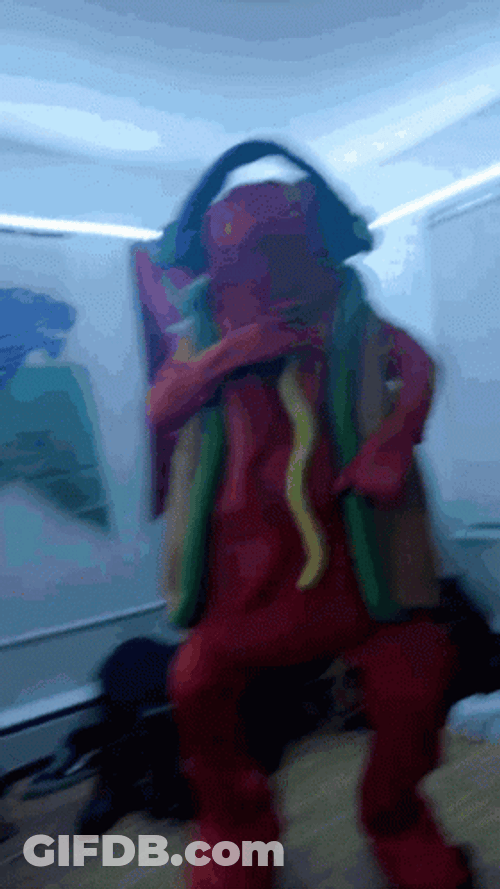 Weiner Mascot Dance GIF