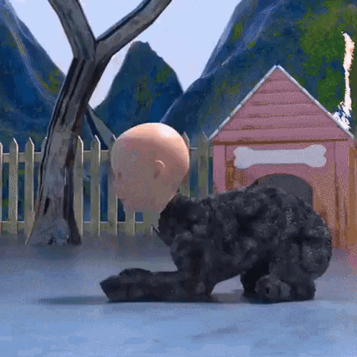 Weird 3D Animated Cartoon GIF