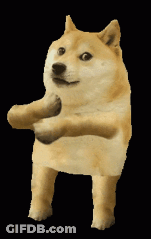 Weird Dancing Doge GIF