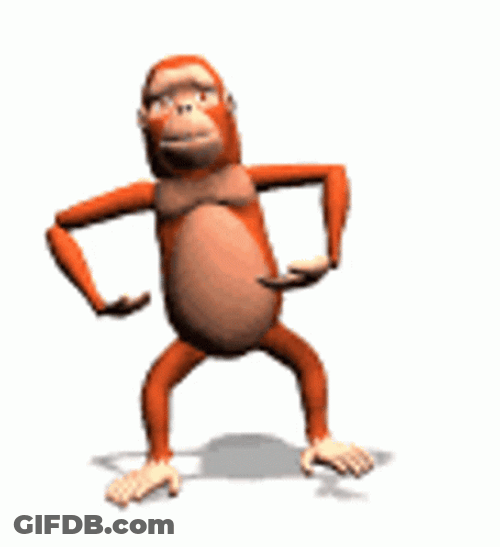Weird Dancing Monkey GIF